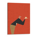 Mesero sonriente - Vision Grasp Art | Cuadro decorativo de Canvas Lab