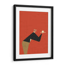 Mesero sonriente - Vision Grasp Art | Cuadro decorativo de Canvas Lab