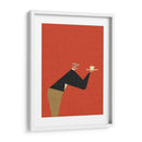 Mesero sonriente - Vision Grasp Art | Cuadro decorativo de Canvas Lab