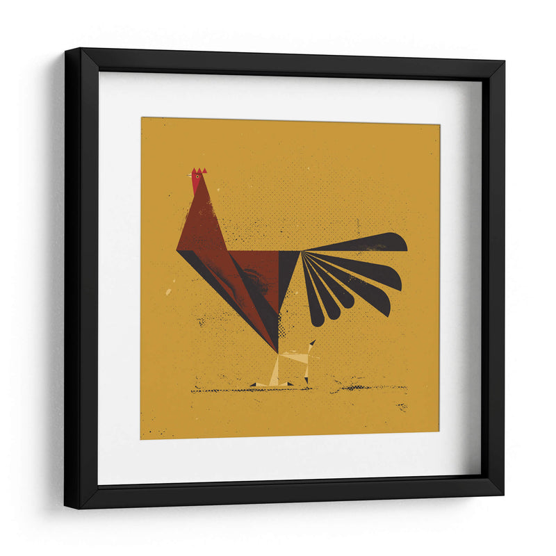 Gallo cúbico - Vision Grasp Art | Cuadro decorativo de Canvas Lab