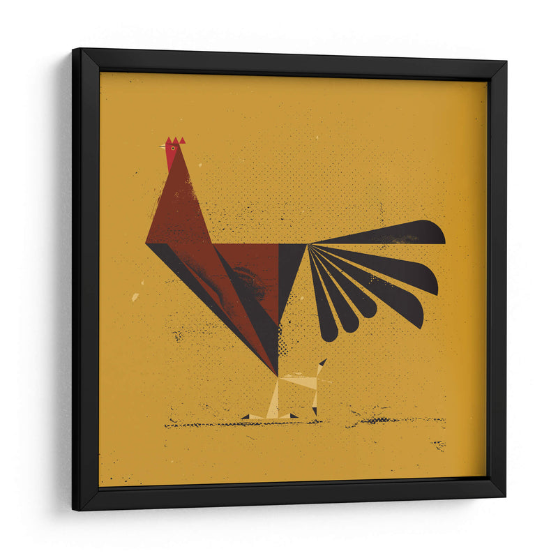 Gallo cúbico - Vision Grasp Art | Cuadro decorativo de Canvas Lab