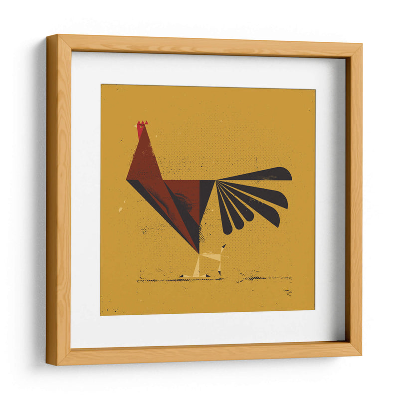 Gallo cúbico - Vision Grasp Art | Cuadro decorativo de Canvas Lab