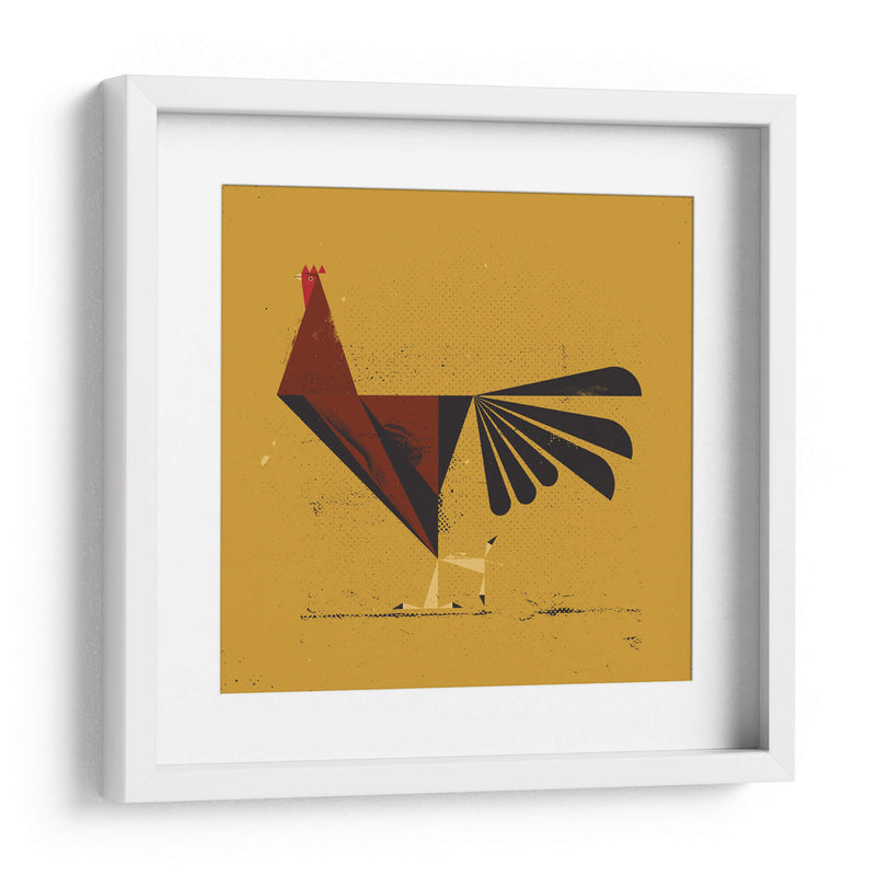 Gallo cúbico - Vision Grasp Art | Cuadro decorativo de Canvas Lab
