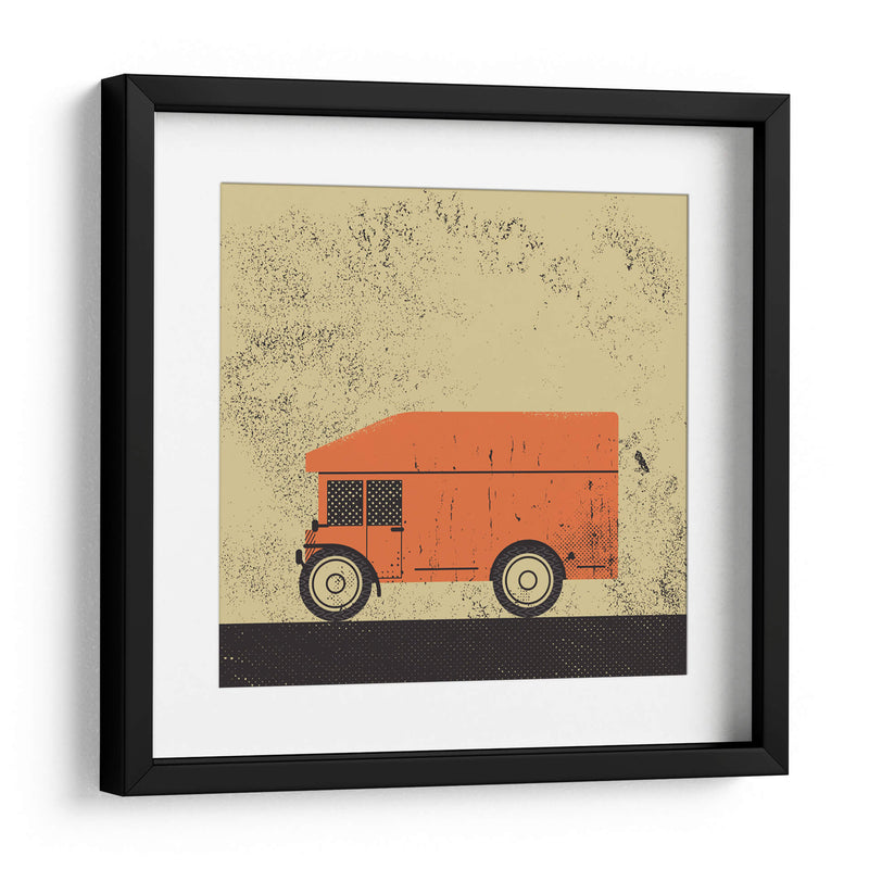 Camión naranja - Vision Grasp Art | Cuadro decorativo de Canvas Lab