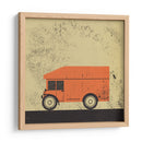 Camión naranja - Vision Grasp Art | Cuadro decorativo de Canvas Lab