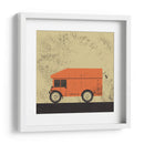 Camión naranja - Vision Grasp Art | Cuadro decorativo de Canvas Lab