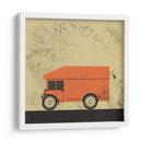 Camión naranja - Vision Grasp Art | Cuadro decorativo de Canvas Lab