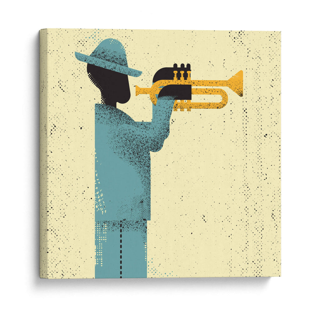Músico de jazz - Vision Grasp Art | Cuadro decorativo de Canvas Lab