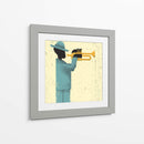 Músico de jazz - Vision Grasp Art | Cuadro decorativo de Canvas Lab
