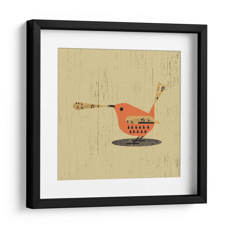 Pájaro cantor - Vision Grasp Art | Cuadro decorativo de Canvas Lab