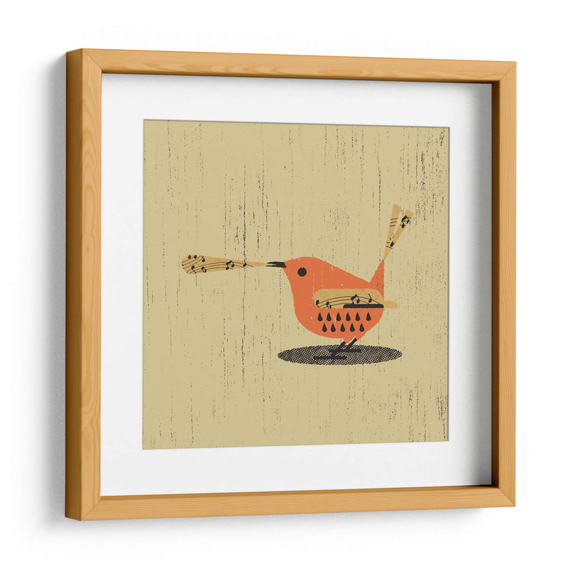 Pájaro cantor - Vision Grasp Art | Cuadro decorativo de Canvas Lab