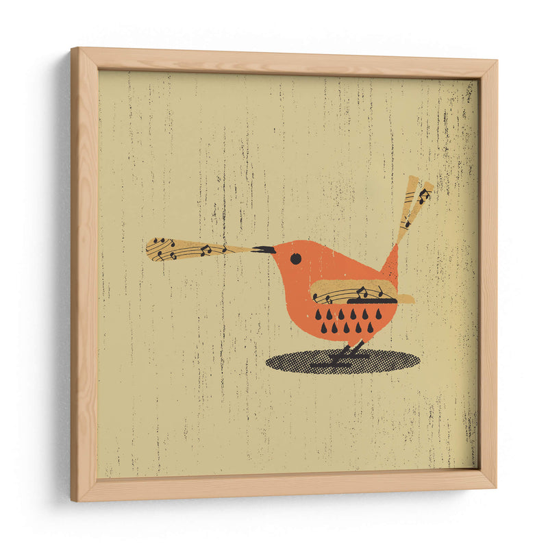 Pájaro cantor - Vision Grasp Art | Cuadro decorativo de Canvas Lab