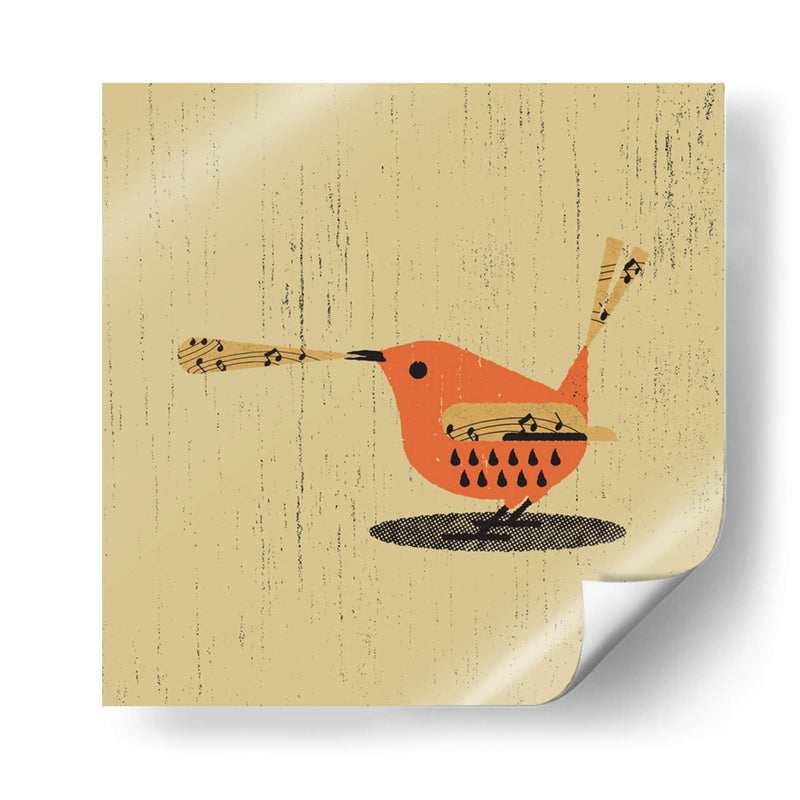 Pájaro cantor - Vision Grasp Art | Cuadro decorativo de Canvas Lab