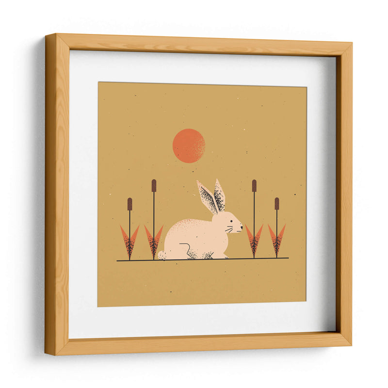 Conejo blanco - Vision Grasp Art | Cuadro decorativo de Canvas Lab