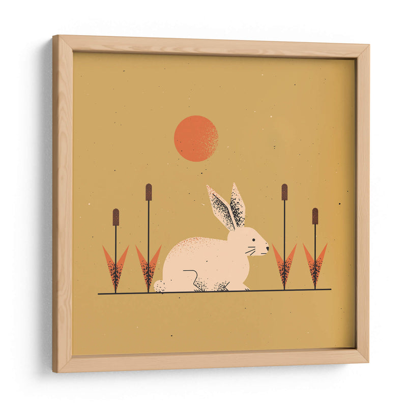 Conejo blanco - Vision Grasp Art | Cuadro decorativo de Canvas Lab