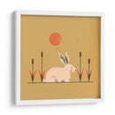 Conejo blanco - Vision Grasp Art | Cuadro decorativo de Canvas Lab