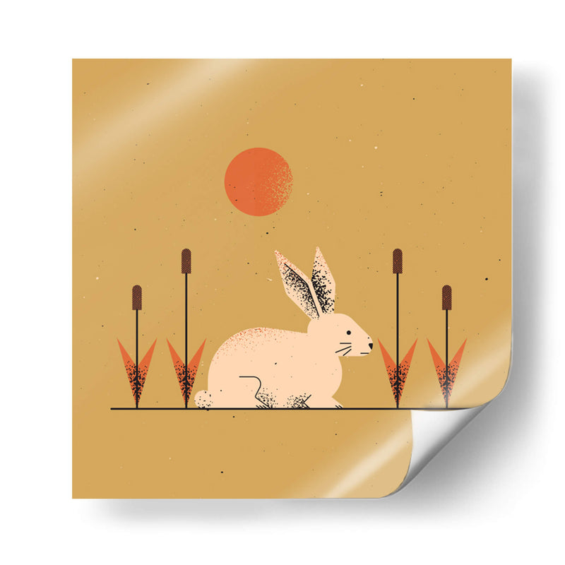 Conejo blanco - Vision Grasp Art | Cuadro decorativo de Canvas Lab