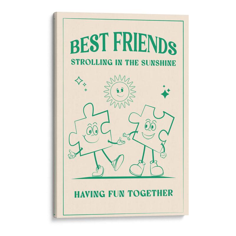 Best Friends - Oju Design | Cuadro decorativo de Canvas Lab