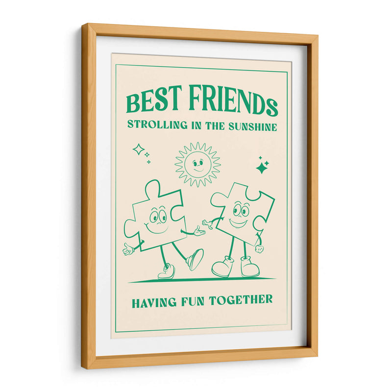 Best Friends - Oju Design | Cuadro decorativo de Canvas Lab