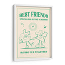 Best Friends - Oju Design | Cuadro decorativo de Canvas Lab