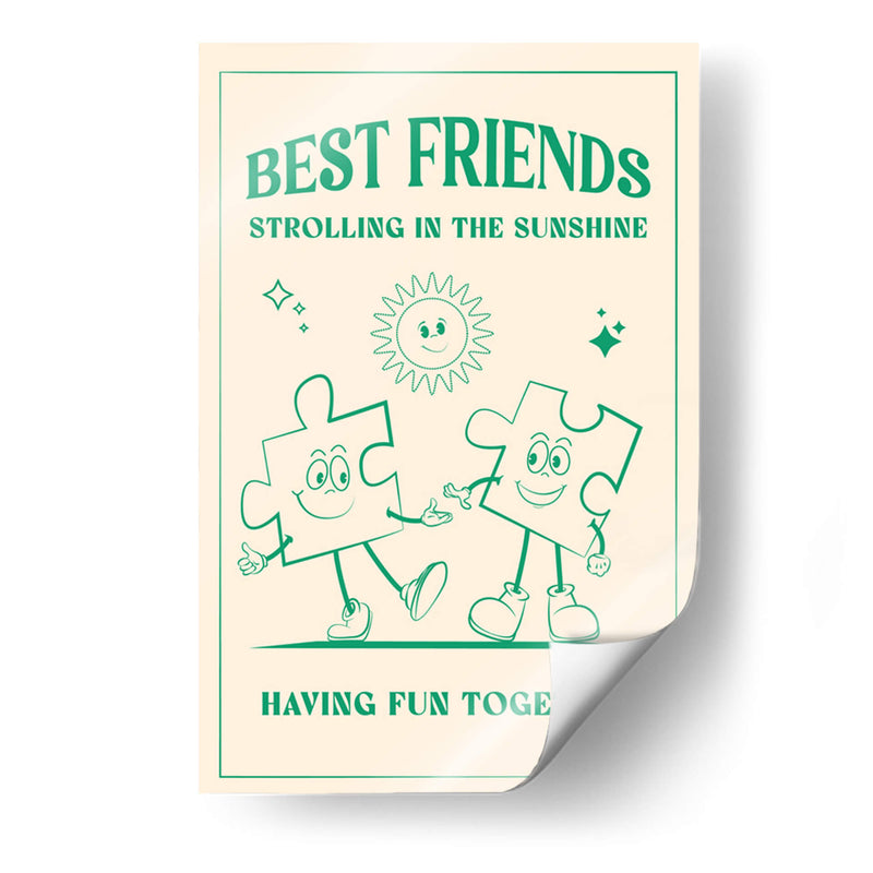Best Friends - Oju Design | Cuadro decorativo de Canvas Lab