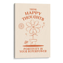 Happy Thoughts Orange - Oju Design | Cuadro decorativo de Canvas Lab