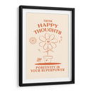 Happy Thoughts Orange - Oju Design | Cuadro decorativo de Canvas Lab