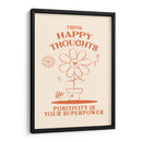 Happy Thoughts Orange - Oju Design | Cuadro decorativo de Canvas Lab