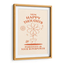 Happy Thoughts Orange - Oju Design | Cuadro decorativo de Canvas Lab