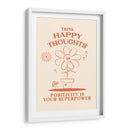 Happy Thoughts Orange - Oju Design | Cuadro decorativo de Canvas Lab