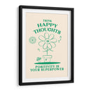 Happy Thoughts Green - Oju Design | Cuadro decorativo de Canvas Lab