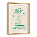 Happy Thoughts Green - Oju Design | Cuadro decorativo de Canvas Lab
