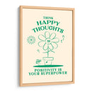Happy Thoughts Green - Oju Design | Cuadro decorativo de Canvas Lab