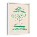 Happy Thoughts Green - Oju Design | Cuadro decorativo de Canvas Lab