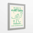 Be Kind to Planet Earth - Oju Design | Cuadro decorativo de Canvas Lab
