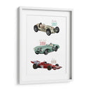 Autos de carreras sntiguos - Goed Blauw | Cuadro decorativo de Canvas Lab