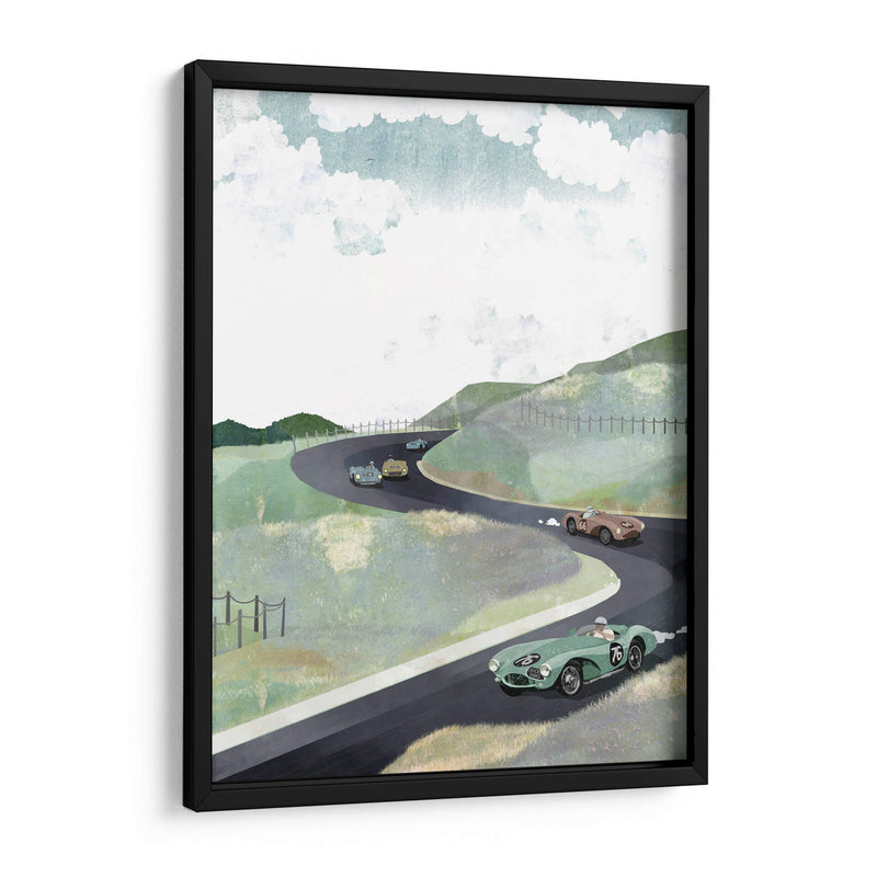 Circuito de Zandvoort - Goed Blauw | Cuadro decorativo de Canvas Lab