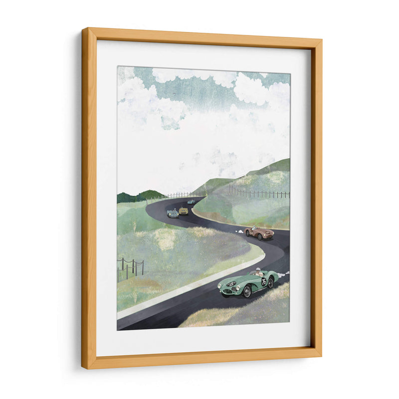 Circuito de Zandvoort - Goed Blauw | Cuadro decorativo de Canvas Lab