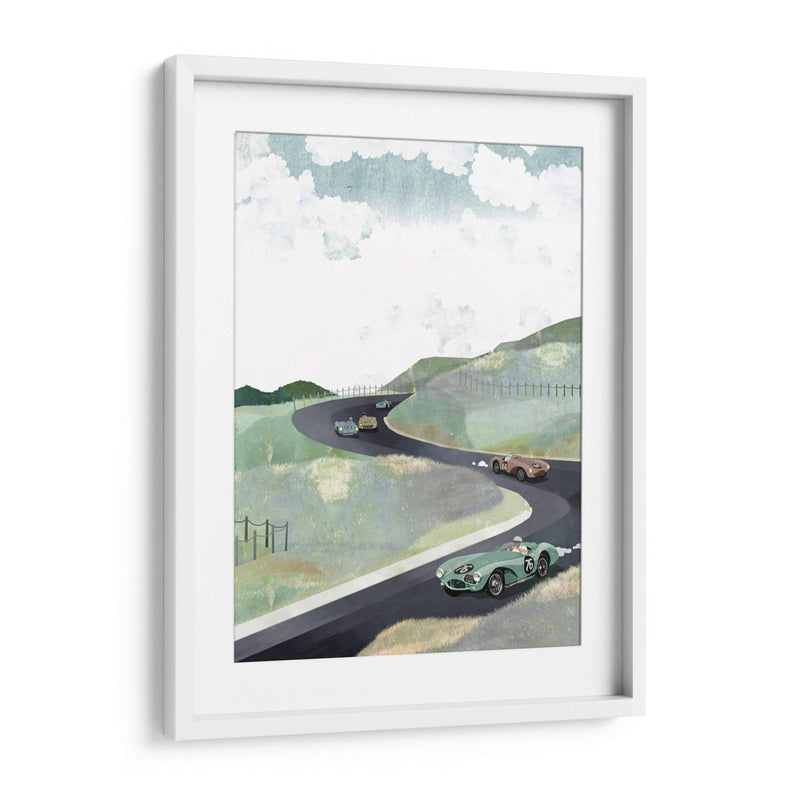 Circuito de Zandvoort - Goed Blauw | Cuadro decorativo de Canvas Lab