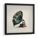 Gramófono de Pavo Real - Artem Pozdniakov | Cuadro decorativo de Canvas Lab