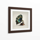 Gramófono de Pavo Real - Artem Pozdniakov | Cuadro decorativo de Canvas Lab