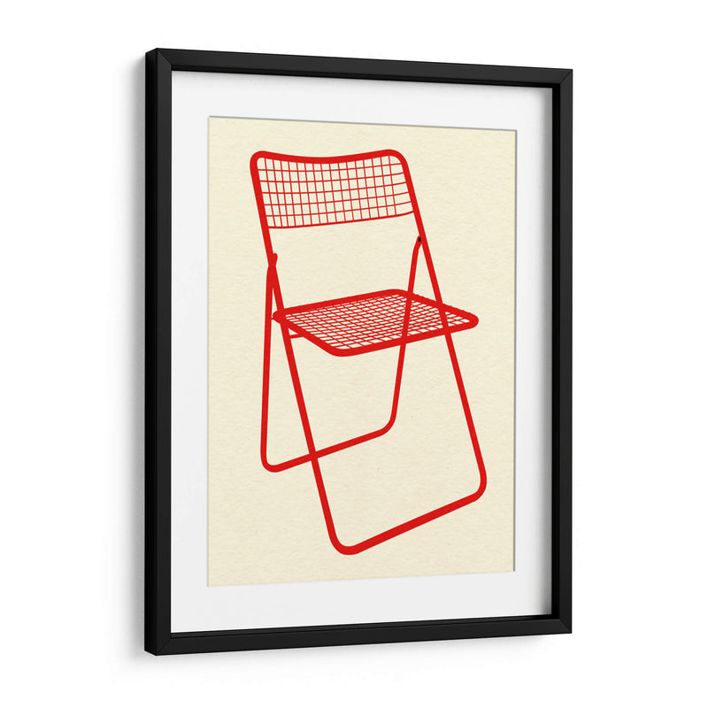 Silla Ted net roja - Rosi Feist | Cuadro decorativo de Canvas Lab