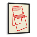 Silla Ted net roja - Rosi Feist | Cuadro decorativo de Canvas Lab