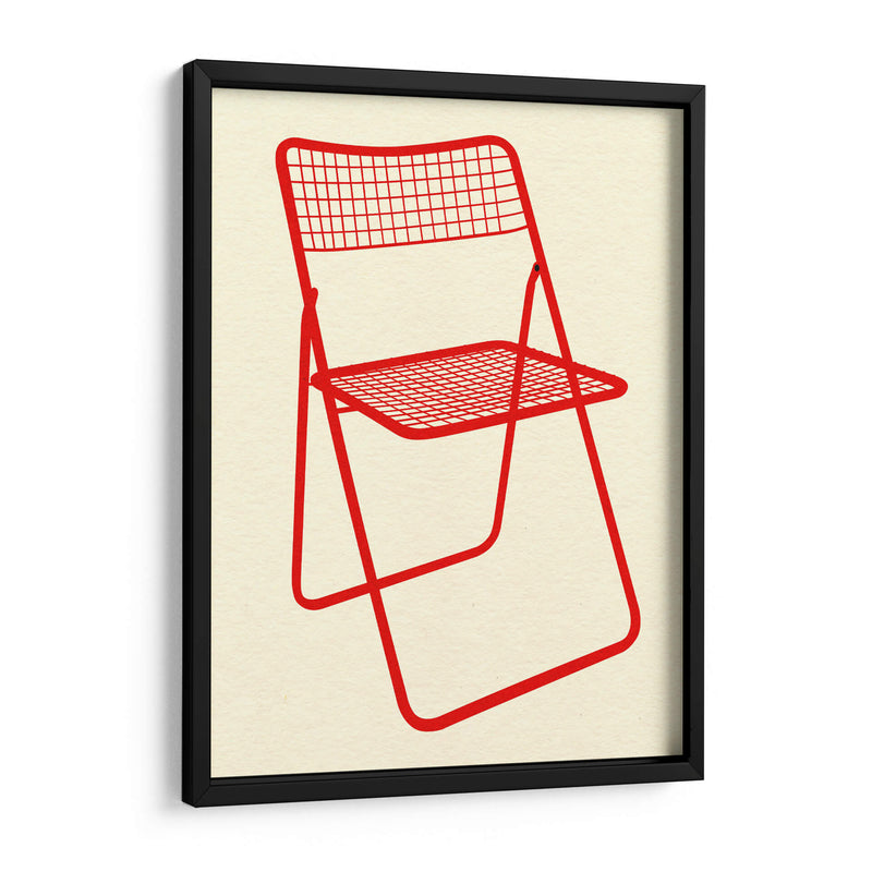 Silla Ted net roja - Rosi Feist | Cuadro decorativo de Canvas Lab