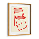 Silla Ted net roja - Rosi Feist | Cuadro decorativo de Canvas Lab