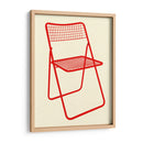 Silla Ted net roja - Rosi Feist | Cuadro decorativo de Canvas Lab