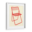 Silla Ted net roja - Rosi Feist | Cuadro decorativo de Canvas Lab