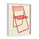 Silla Ted net roja - Rosi Feist | Cuadro decorativo de Canvas Lab