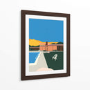 Casa del desierto Kaufmann junto a la piscina - Rosi Feist | Cuadro decorativo de Canvas Lab