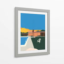 Casa del desierto Kaufmann junto a la piscina - Rosi Feist | Cuadro decorativo de Canvas Lab